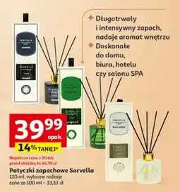 Auchan Patyczki zapachowe wybrane rodzaje oferta