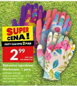 Twój Market Rękawice ogrodowe Workmann oferta
