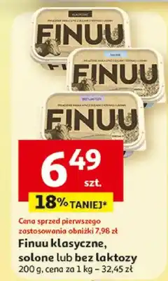Auchan Finuu klasyczne, solone lub bez laktozy oferta