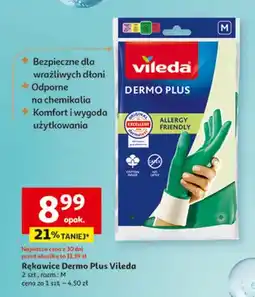 Auchan Rękawice Dermo Plus 2 szt. rozm. M oferta
