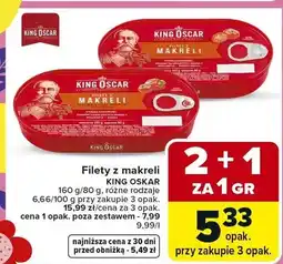 Carrefour Filety z makreli różne rodzaje oferta