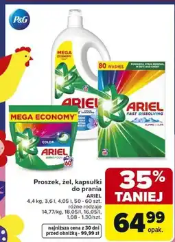 Carrefour Proszek, żel, kapsułki do prania różne rodzaje oferta