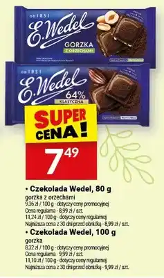 Twój Market Czekolada Wedel gorzka z orzechami oferta