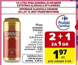 Carrefour Piwo puszka oferta