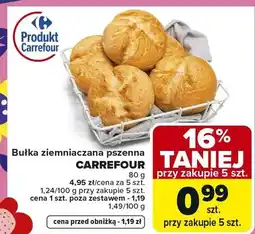 Carrefour Bułka ziemniaczana pszenna oferta