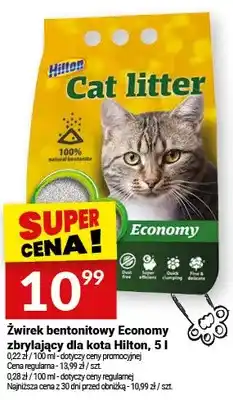 Twój Market Żwirek bentonitowy Economy zbrylający dla kota oferta