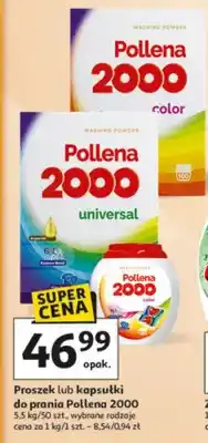 Auchan Proszek lub kapsułki do prania, wybrane rodzaje oferta