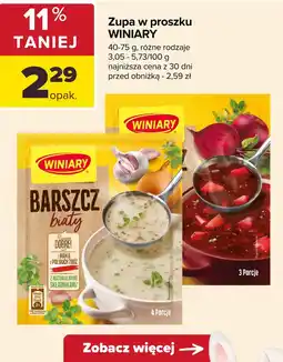 Carrefour Zupa w proszku WINIARY oferta