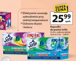 Auchan Kapsułki do prania Sofin, wybrane rodzaje oferta