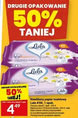 Twój Market Nawilżany papier toaletowy Lula A'60 oferta