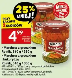 Twój Market Marchew z groszkiem, marchew z groszkiem i kukurydzą oferta