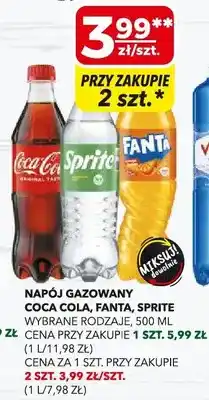 Top Market Napój gazowany Coca-Cola, Fanta, Sprite wybrane rodzaje oferta