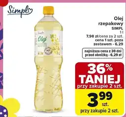 Carrefour Olej rzepakowy oferta