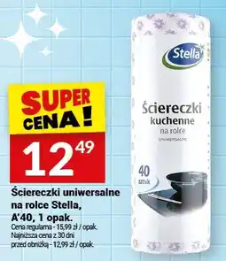 Twój Market Ściereczki uniwersalne na rolce Stella, A40 oferta