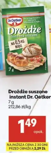 Delikatesy Centrum Drożdże instant Dr. Oetker oferta