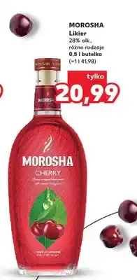 Kaufland Likier Morosha cherry różne rodzaje oferta