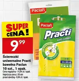 Twój Market Ściereczki uniwersalne Practi bawełna Paclan 10 szt oferta