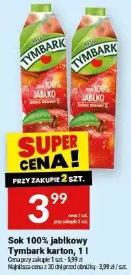 Twój Market Sok 100% jabłkowy karton oferta