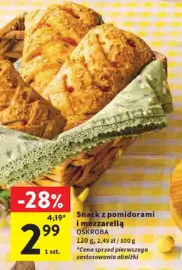 Intermarche Snack z pomidorami i mozzarellą oferta