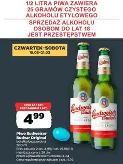 Netto Piwo Budweiser Budvar Original oferta