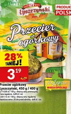 Twój Market Przecier ogórkowy Łyszczyński oferta
