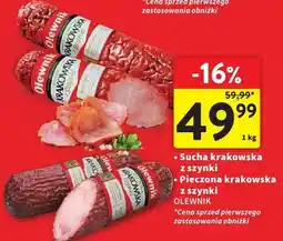 Intermarche Pieczona krakowska z szynki oferta