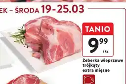 Intermarche Żeberka wieprzowe trójkąty extra mięsne oferta