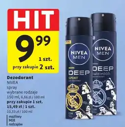 Intermarche Dezodorant Deep wybrane rodzaje oferta