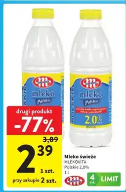Intermarche Mleko świeże polskie 2,0% oferta