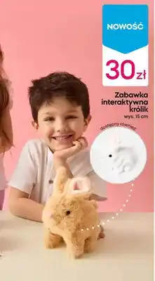 Pepco Zabawka interaktywna królik, 15 cm oferta