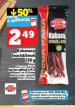 Topaz Kabanosy Pekpol oferta