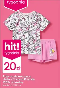 Pepco Piżama dziewczęca Hello Kitty and Friends 100% bawełny oferta