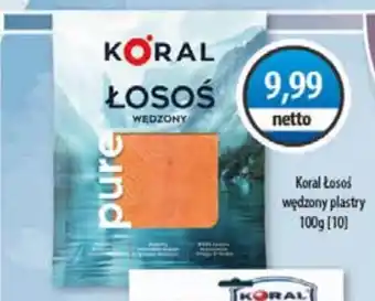 DUO-TES Koral Łosoś wędzony plastry oferta