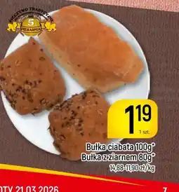 Delikatesy Piotruś Pan Bułka ciabata / z ziarnem oferta