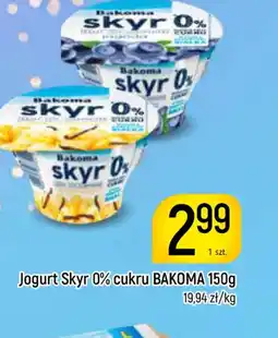 Delikatesy Piotruś Pan Bakoma Jogurt Skyr 0% cukru oferta