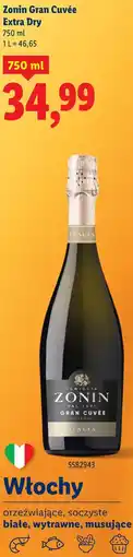 Lidl Zonin Gran Cuvée Extra Dry oferta