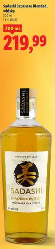 Lidl Sadashi Japanese Blended, whisky oferta