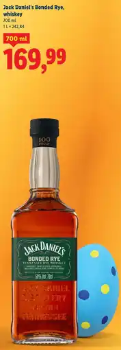 Lidl Jack Daniel's Bonded Rye, whiskey oferta