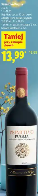 Lidl Primitivo Puglia oferta