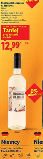 Lidl Napój dealkoholizowany na bazie wina oferta