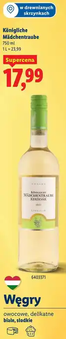 Lidl Königliche Mädchentraube oferta