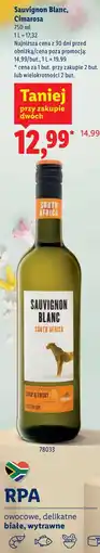 Lidl Sauvignon Blanc, Cimarosa oferta
