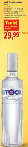 Lidl Stock Prestige, wódka oferta