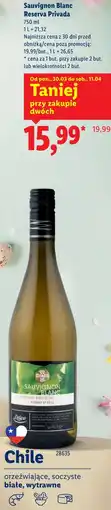 Lidl Sauvignon Blanc Reserva Privada oferta