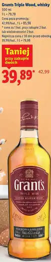 Lidl Grants Triple Wood, whisky oferta