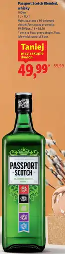 Lidl Passport Scotch Blended, whisky oferta