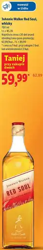 Lidl Johnnie Walker Red Soul, whisky oferta