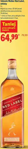 Lidl Johnnie Walker Red Label, whisky oferta