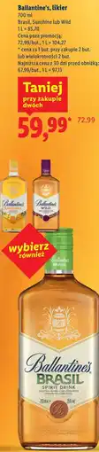 Lidl Ballantine's, likier oferta