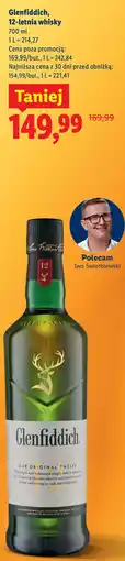 Lidl Glenfiddich, 12-letnia whisky oferta